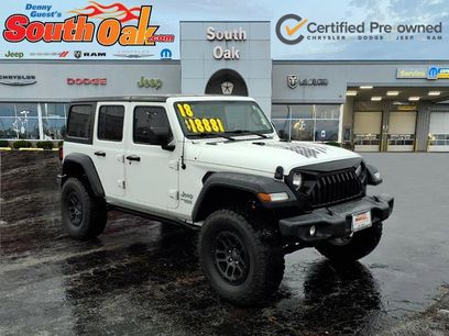Certified 2018 Jeep Wrangler Unlimited Sport S