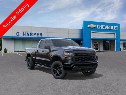 New 2026 Chevrolet Silverado 1500 Custom w/ LPO, Dark Essentials Package AWD/4WD image 1