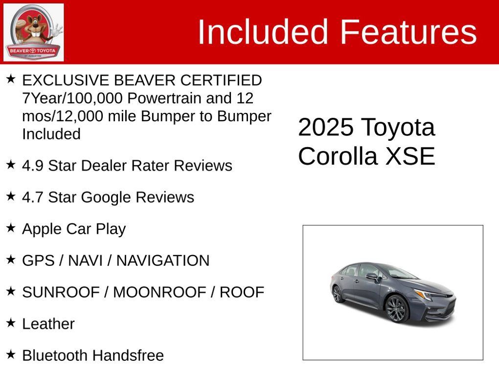 Used 2025 Toyota Corolla XSE FWD image 4