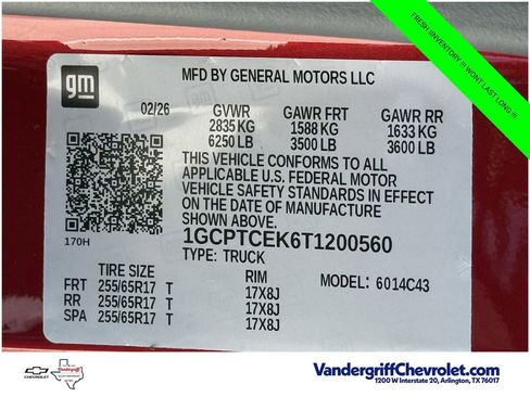 New 2026 Chevrolet Colorado LT w/ LT Convenience Package AWD/4WD image 23
