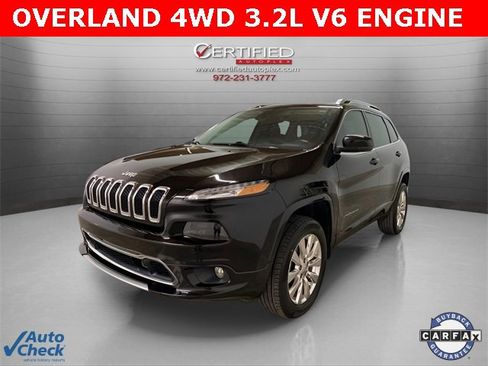 Used 2017 Jeep Cherokee Overland w/ Technology Group image 1
