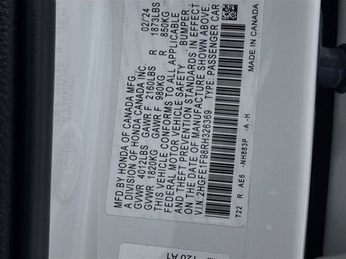 Used 2024 Honda Civic Touring image 40