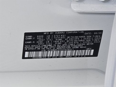 Certified 2025 Subaru Ascent Touring image 23