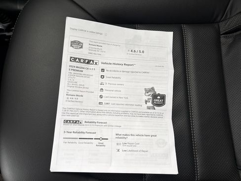 Used 2024 MAZDA CX-5 AWD 2.5 S w/ Premium Package image 25