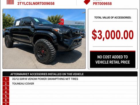 Used 2024 Toyota Tacoma TRD Pro AWD/4WD image 2