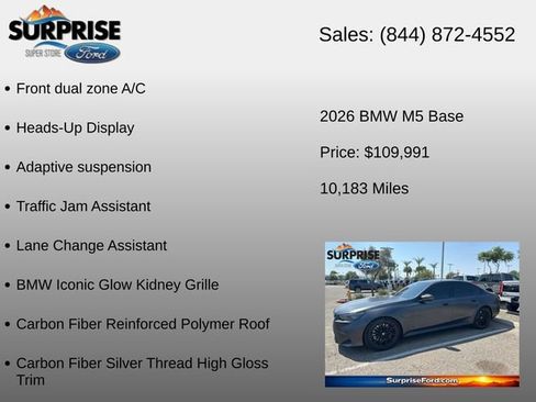 Used 2026 BMW M5 w/ Carbon Package AWD/4WD image 26