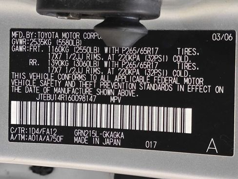 Used 2006 Toyota 4Runner SR5 AWD/4WD image 30