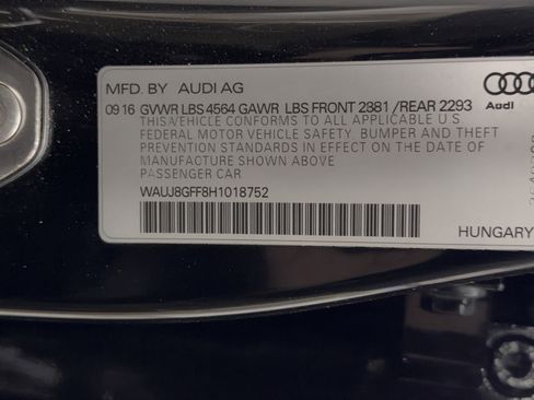 Used 2017 Audi A3 2.0T Premium Plus w/ Premium Plus Package AWD/4WD image 27