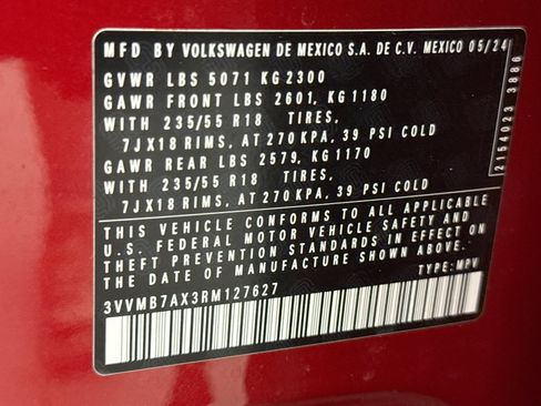Used 2024 Volkswagen Tiguan SE AWD/4WD image 20