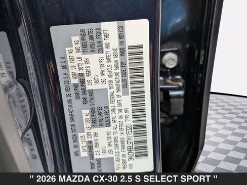 Used 2026 MAZDA CX-30 AWD 2.5 S w/ Select Sport Pkg image 39