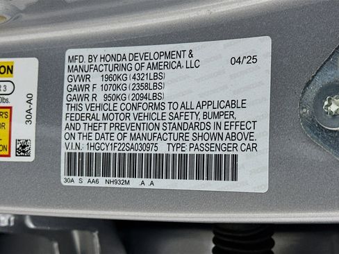 Used 2025 Honda Accord LX image 12