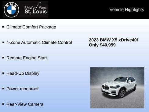 Used 2023 BMW X5 xDrive40i AWD/4WD image 16