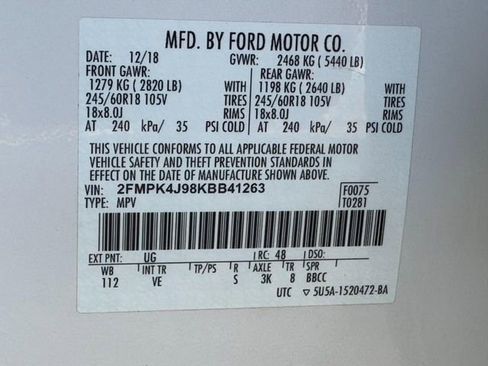 Used 2019 Ford Edge SEL w/ Equipment Group 201A image 24