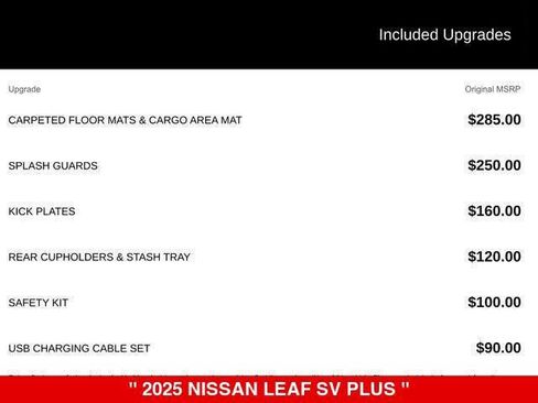New 2025 Nissan Leaf SV Plus FWD image 4