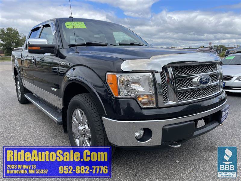 Used 2012 Ford F150 Lariat w/ Lariat Chrome Pkg AWD/4WD image 3