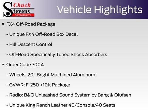 New 2026 Ford F250 King Ranch w/ FX4 Off-Road Package image 12