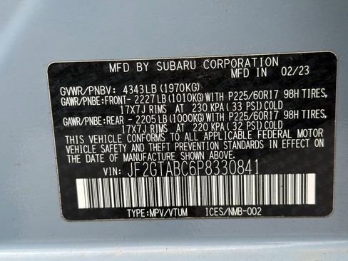 Certified 2023 Subaru Crosstrek 2.0i AWD/4WD image 46