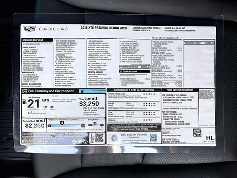 New 2026 Cadillac XT5 Premium Luxury image 14