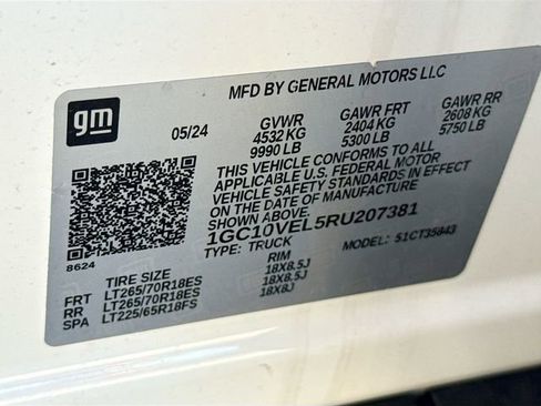 New 2024 Chevrolet Silverado EV W/T image 31