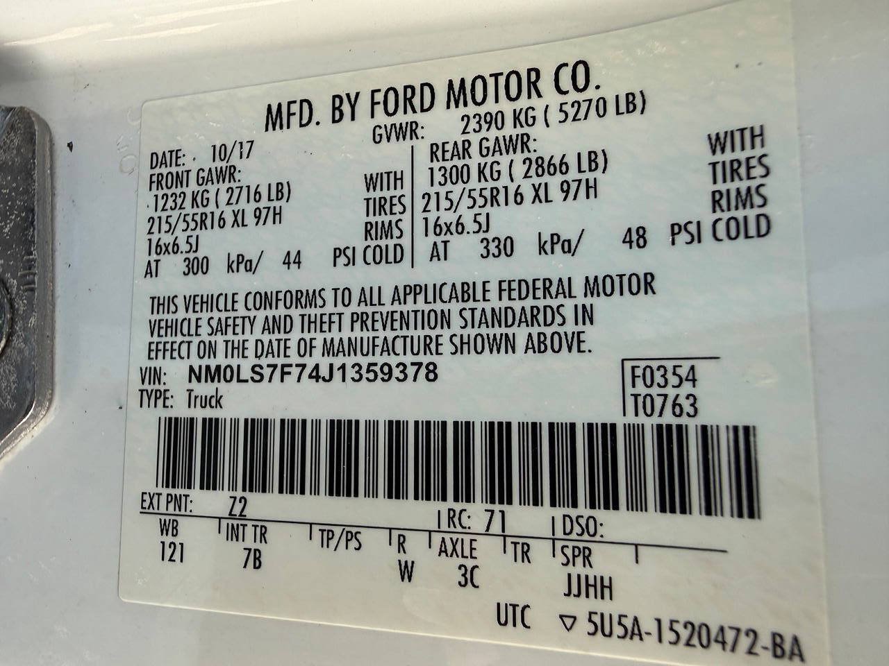 Used 2018 Ford Transit Connect XLT FWD image 42