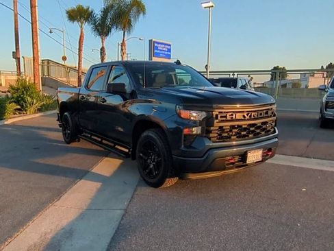 Used 2023 Chevrolet Silverado 1500 Custom w/ LPO, Dark Essentials Package RWD image 2
