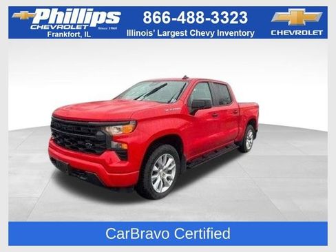 Certified 2023 Chevrolet Silverado 1500 Custom AWD/4WD image 1