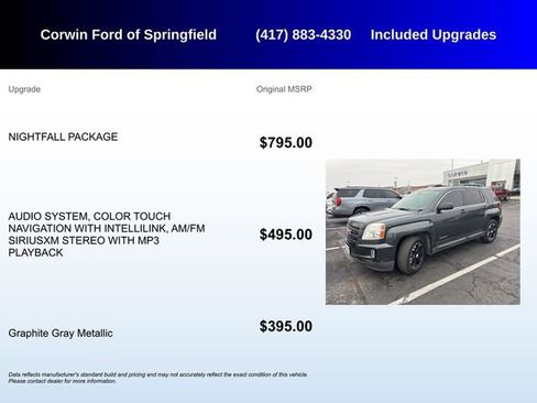 Used 2017 GMC Terrain SLT w/ Nightfall Package image 5