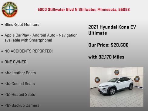 Used 2021 Hyundai Kona Ultimate FWD image 5