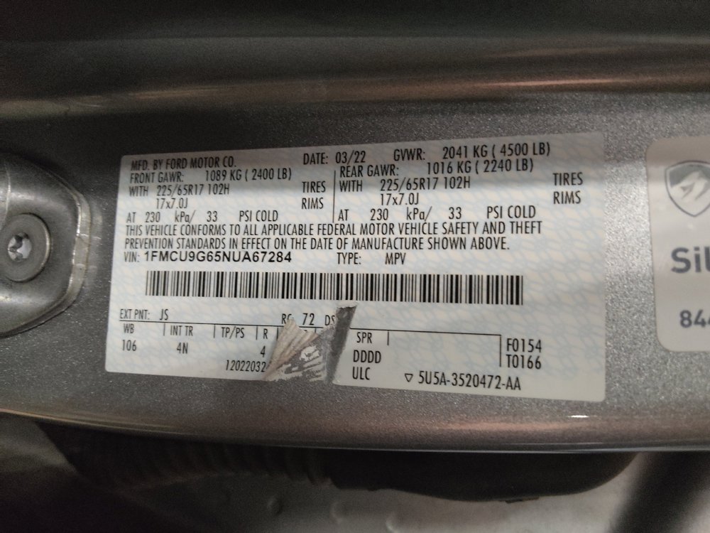 Used 2022 Ford Escape SE AWD/4WD image 33