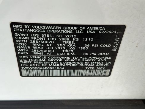 Used 2023 Volkswagen Atlas SE image 33