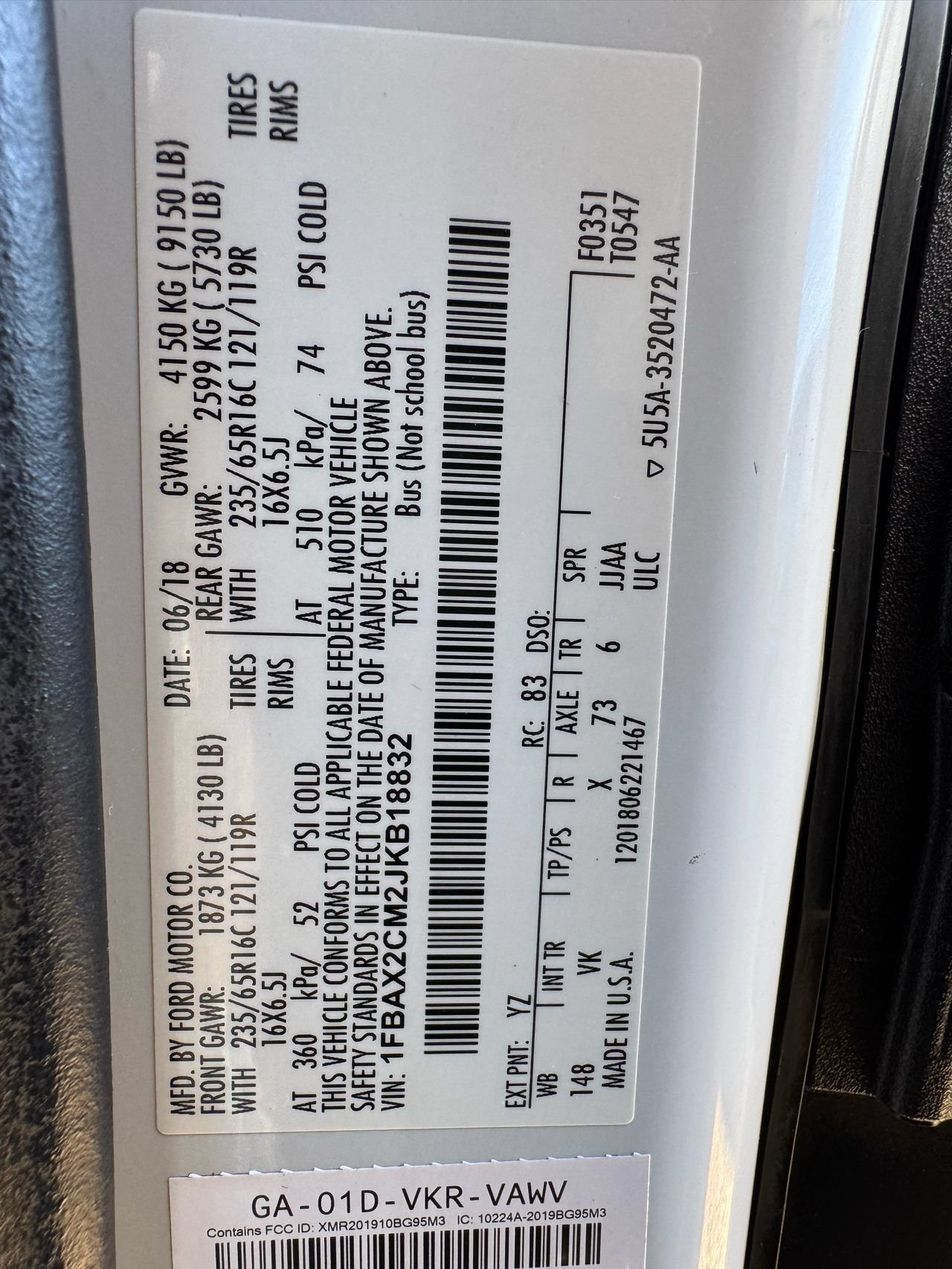 Used 2018 Ford Transit 350 XL RWD image 31