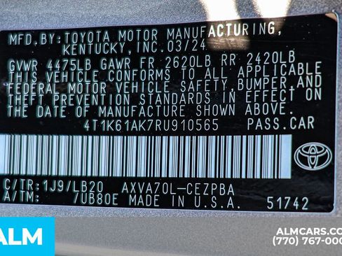 Used 2024 Toyota Camry XSE image 60