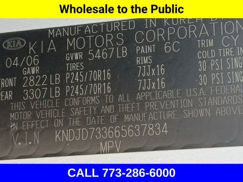 Used 2006 Kia Sorento LX image 16