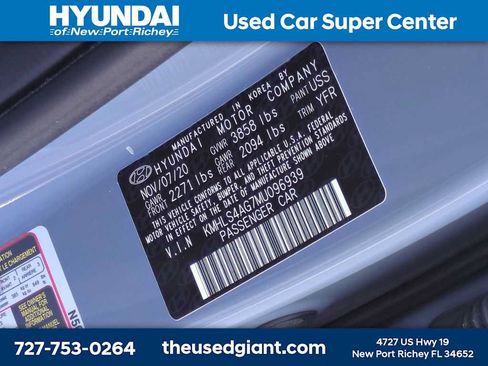 Used 2021 Hyundai Elantra SEL w/ Convenience Package FWD image 30