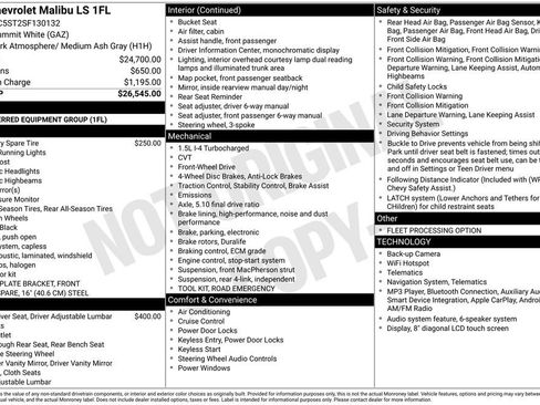 Certified 2025 Chevrolet Malibu LS FWD image 39