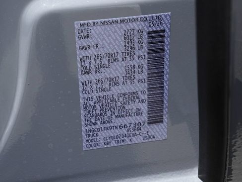New 2026 Nissan Frontier PRO-4X w/ Pro-4x Convenience Package AWD/4WD image 37