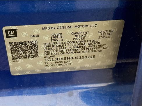 Used 2018 Chevrolet Sonic LT image 12