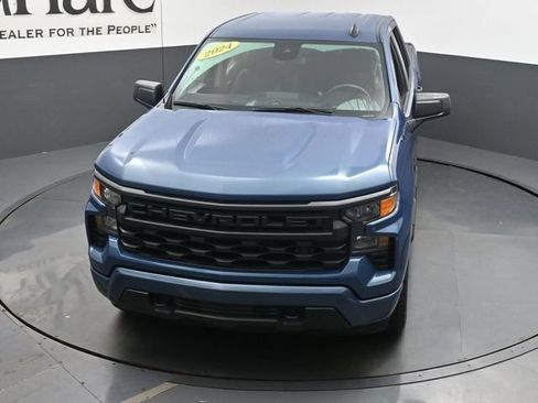 Used 2024 Chevrolet Silverado 1500 Custom w/ Turbomax Blackout Package AWD/4WD image 62