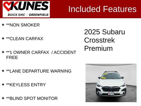 Used 2025 Subaru Crosstrek 2.5i Premium AWD/4WD image 3