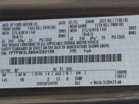 Used 2025 Ford F150 XLT w/ Equipment Group 301A Standard AWD/4WD image 47