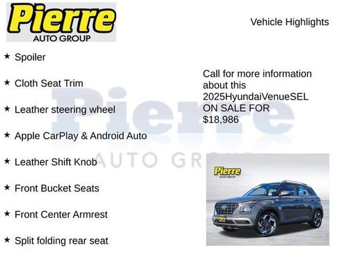 Used 2025 Hyundai Venue SEL FWD image 22