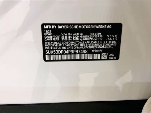 Certified 2023 BMW X3 xDrive30i w/ Convenience Package image 36