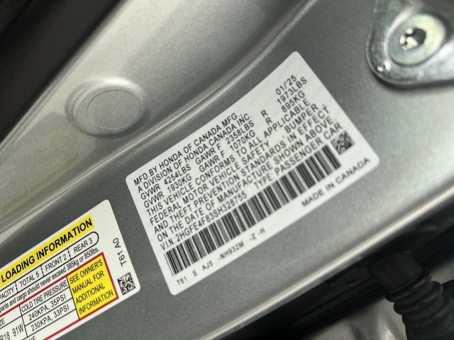 Used 2025 Honda Civic Sport Touring image 33