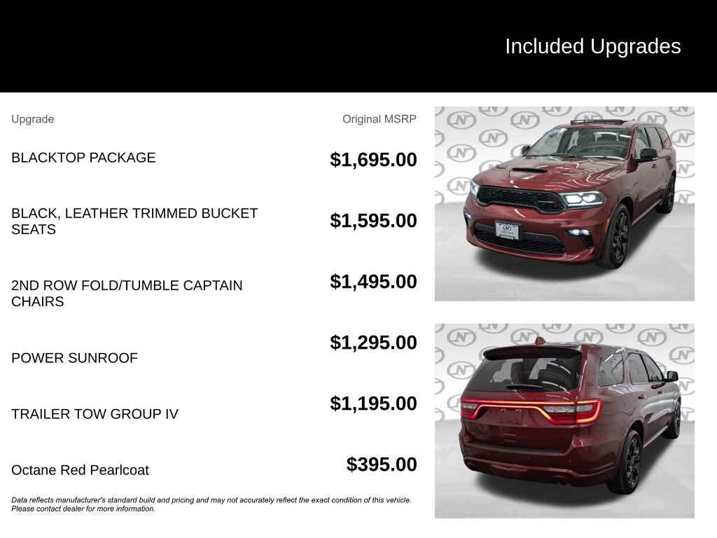 Used 2022 Dodge Durango R/T w/ Blacktop Package AWD/4WD image 3