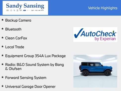 Used 2021 Ford Bronco Wildtrak AWD/4WD image 7