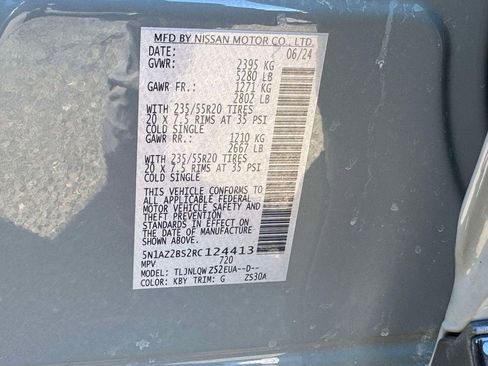 Used 2024 Nissan Murano SV w/ SV Midnight Edition Package image 19