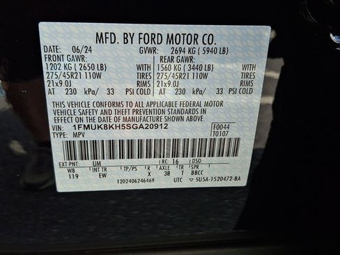 Used 2025 Ford Explorer ST-Line w/ Premium Package AWD/4WD image 28