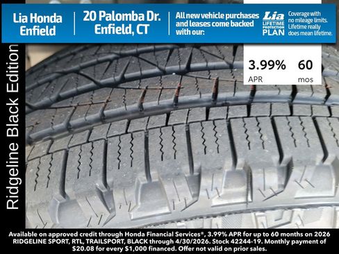 New 2026 Honda Ridgeline Black Edition image 13