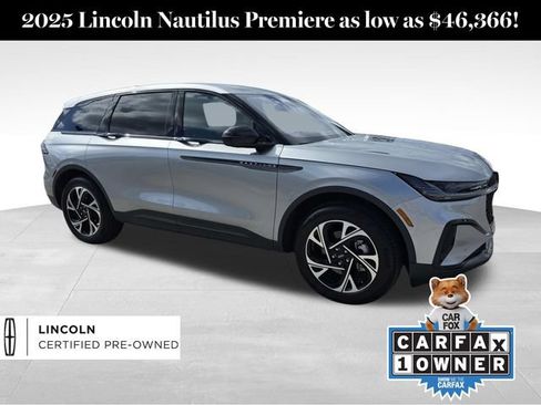 Certified 2025 Lincoln Nautilus Premier w/ Jet Appearance Package AWD/4WD image 1