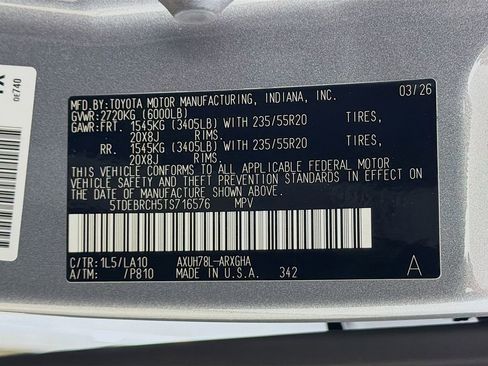 New 2026 Toyota Highlander Platinum image 28